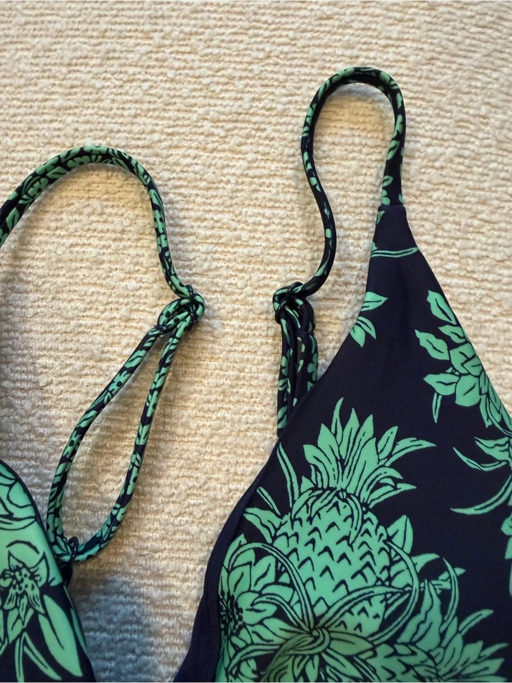 J. crew Lana classic sculpt one piece swimsuit pineapple